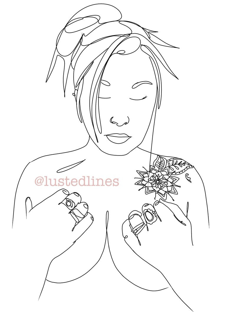 Boudoir Continuous Line