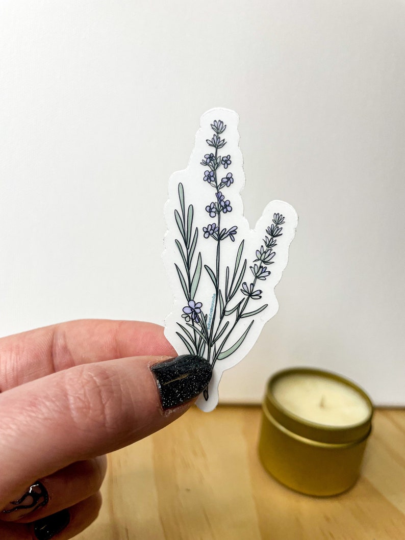 Clear Flower stickers